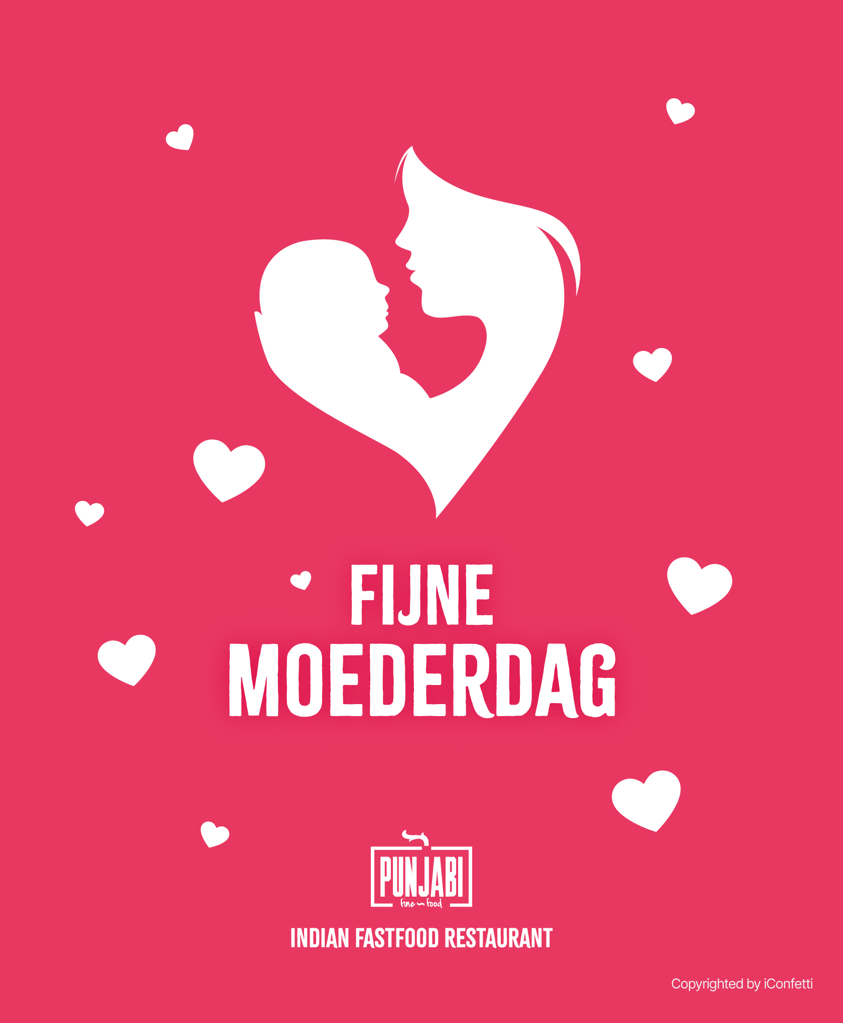 digital ad poster for mother day